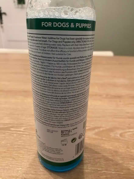 Photo of free Dog breath freshener liquid (Welling DA16) #4