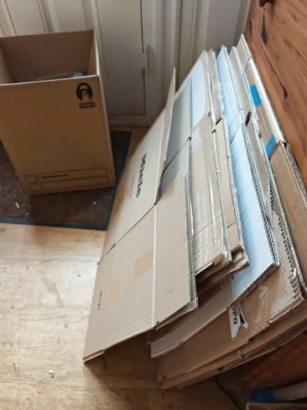 Photo of free About 10 strong cardboard boxes (Great Sutton CH66) #1
