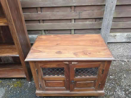 Photo of free Solid Wood Cabinet (Lift up top) (Torrisholme LA4) #1