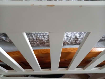 Photo of free Headboard and bed end white (Newtown Linford LE6) #2