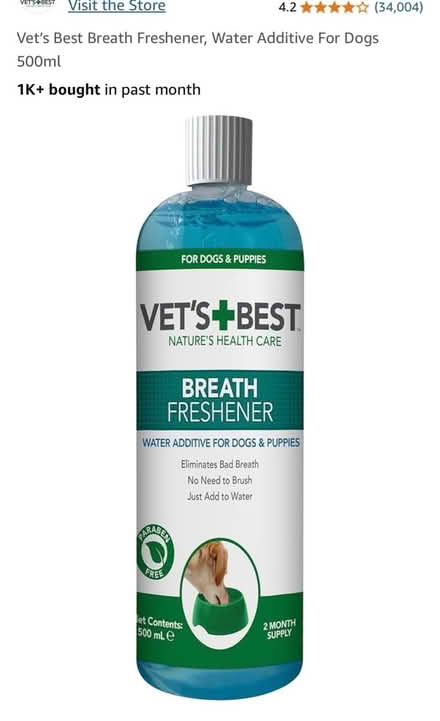 Photo of free Dog breath freshener liquid (Welling DA16) #1