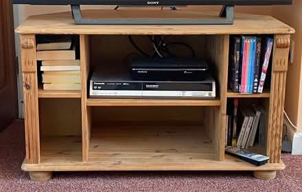 Photo of free Pine tv stand (proper wood not MDF) (Hala/Bowerham LA1) #1