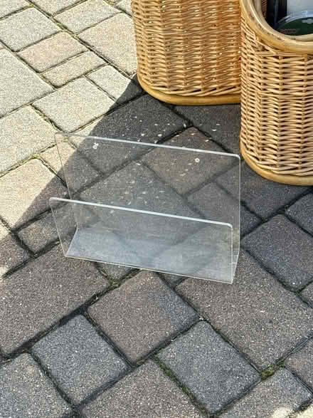 Photo of free Magazine holder acrylic (Teaneck) #1