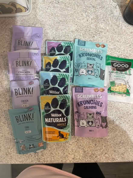Photo of free Cat food pouches and biscuits (CA11 8UR) #1