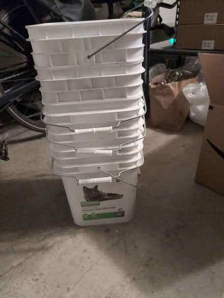 Photo of free 6 two gallon buckets (North Fremont/union City area) #1