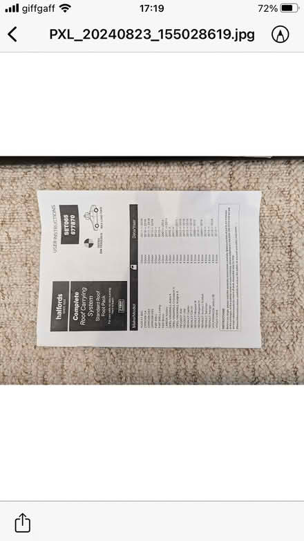 Photo of free Roof rack for Vauxhall Insignia (PO3 Baffins) #4