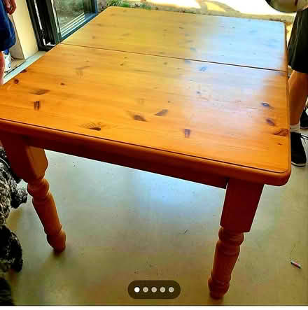 Photo of free Pine dining table (PO18 Nutbourne, Chichester) #1