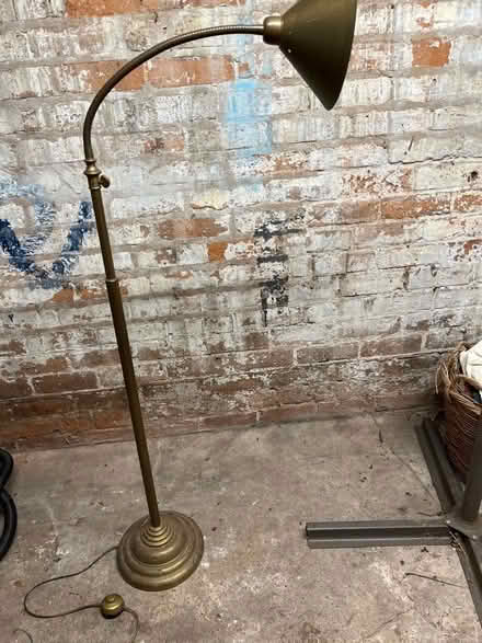 Photo of free Brass bendable standard lamp (Kings Heath B13) #1