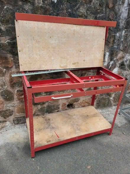 Photo of free Workshop bench frame with drawers (Malvern Wells WR14) #1