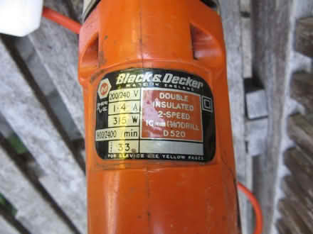 Photo of free Old drill - NO chuck key (Littleover DE23) #2