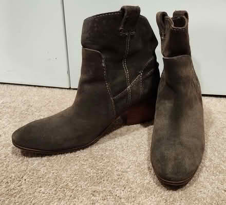 Photo of free Vince Camuto Olive Green Booties Size 7M #1