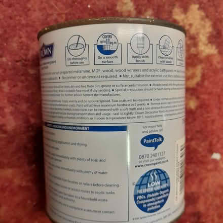 Photo of free Cupboard door paint. (Havant PO9) #2