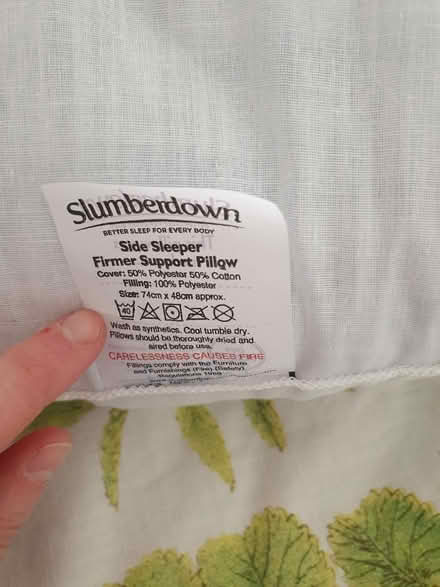 Photo of free Two Slumberdown Pillows (CT2) #2