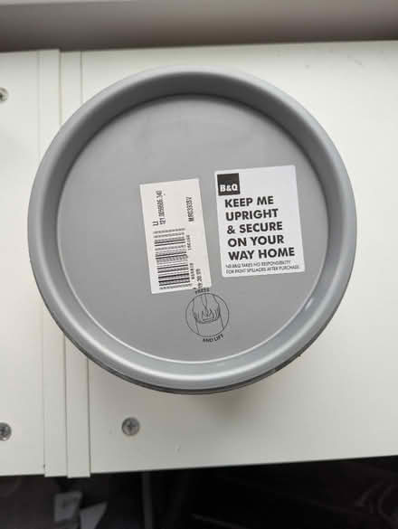 Photo of free unopened paint tin (light blue) (G42) #1