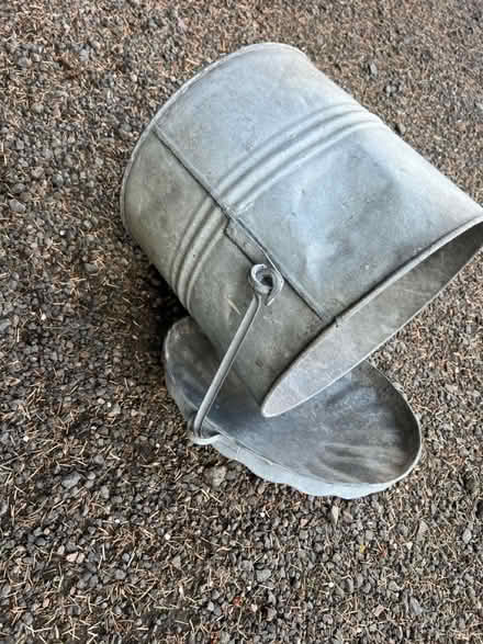 Photo of free Ash bin bucket galvanised (auchterarder PH3) #3