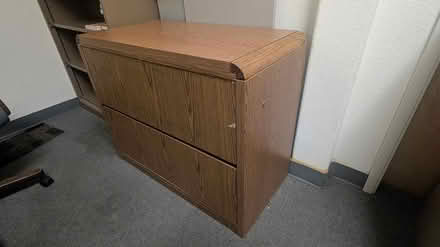 Photo of free Wooden Lateral Filing Cabinet (Sunnyvale) #3