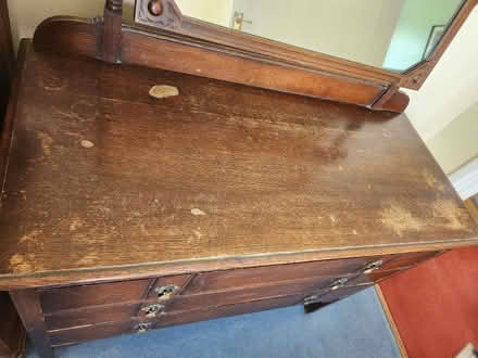 Photo of free Solid oak antique dressing table/drawers (Radbrook Green SY3) #3