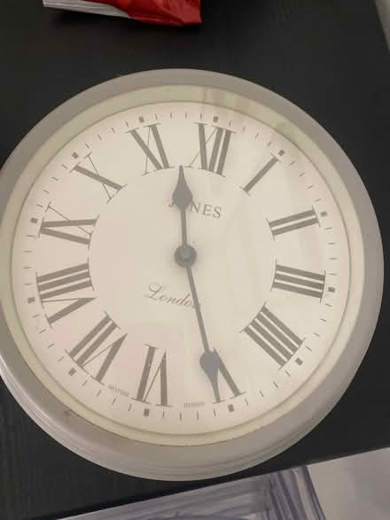 Photo of free Wall clock grey (SE11) #1