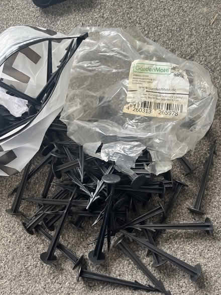Photo of free Garden black sod staples (Tamworth B77) #1