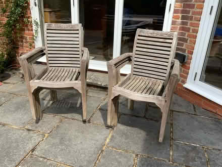 Photo of free Teak Chairs (Winkfield Row SL5) #1