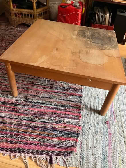 Photo of free Coffee table, some damage SW9 Oval (SW9 Oval) #2