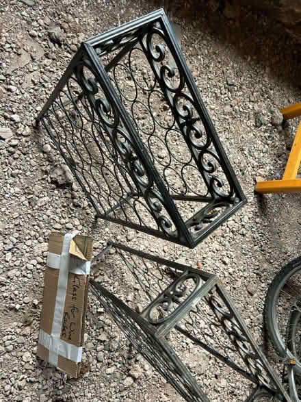 Photo of free Side table & wine rack & glass top (auchterarder PH3) #1