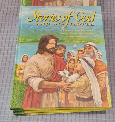 Photo of free 2 NEW Hardcover Children's Christian Books #1
