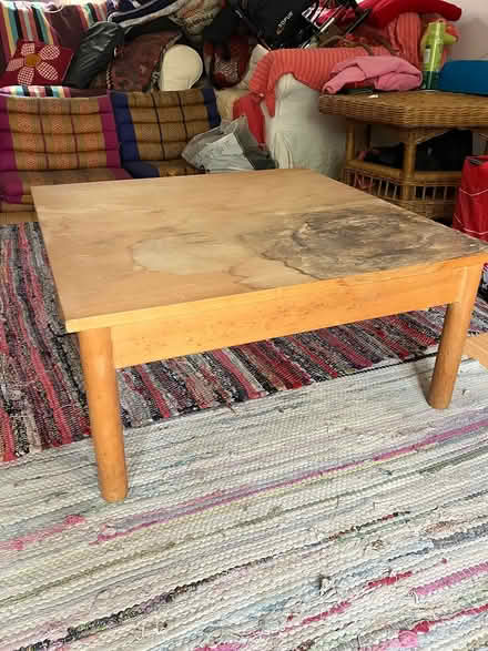 Photo of free Coffee table, some damage SW9 Oval (SW9 Oval) #1