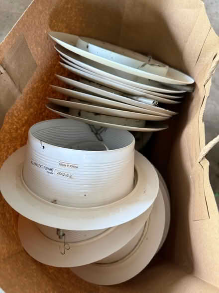 Photo of free Old recessed lighting baffles/trim (Belle Mead) #1