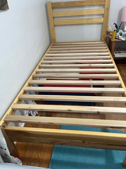 Photo of free Solid wood twin beds x2 (Washington and Lomas) #3