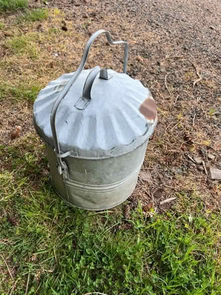 Photo of free Ash bin bucket galvanised (auchterarder PH3) #2