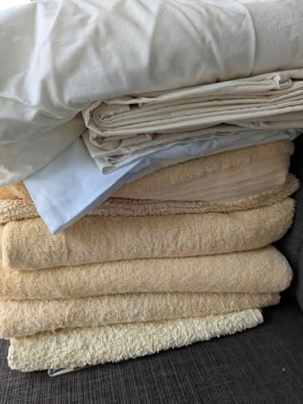 Photo of free Mix of towels and bed linen (Southbourne, Dorset) #1
