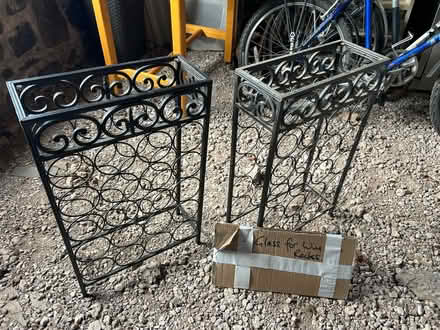 Photo of free Side table & wine rack & glass top (auchterarder PH3) #3