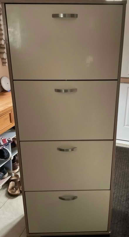 Photo of free Tall 4 drawer shoe store. (Crownhill MK8) #1