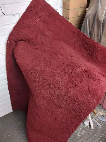 Photo of free Red faux fur rug (Carlton WF3) #1
