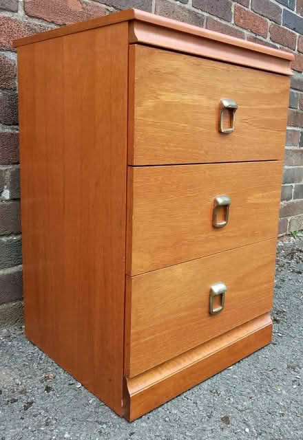 Photo of free Mid century teak bedside table (Leek ST13) #1