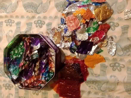 Photo of free Sweet wrappers for art project (Sherburn Hill DH6) #1