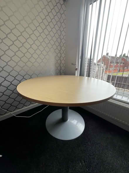 Photo of free Round office type table (LS10 3QR) #2