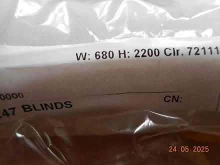 Photo of free Unopened blue roller blind (Broomhill, G11) #2