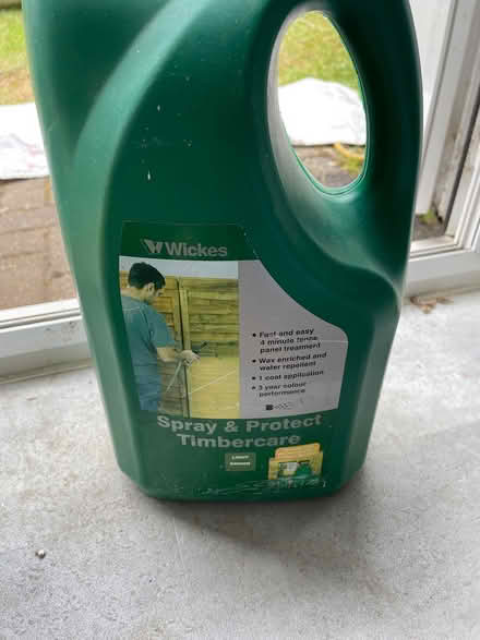 Photo of free Unopened wickes spray fence paint (Letchworth) #1