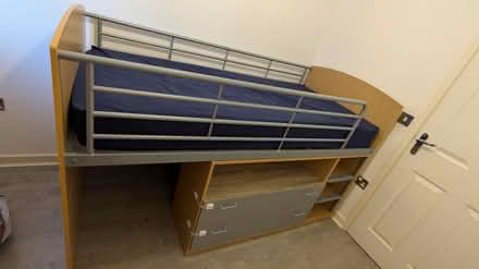 Photo of free Cabin Bed – Single size with desk (L24 Speke) #1