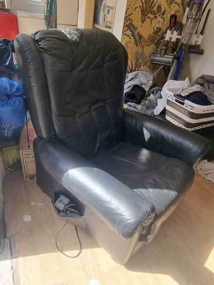 Photo of free Black rise & recline chair (Osmaston derby) #2