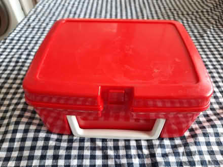 Photo of free Red lunch box/storage case (North baddesley SO52) #1