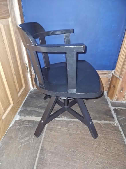 Photo of free Wooden swivel chair (Ossett WF5) #3