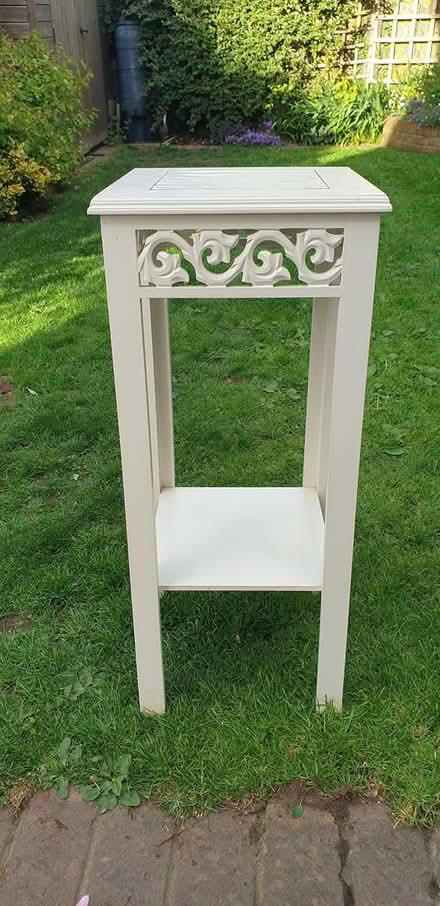 Photo of free Tall MDF Side Table for up cycling (Knebworth SG3) #1