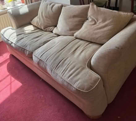 Photo of free One Sofa bed,2 seater &side stool (Lower Wortley LS12) #1