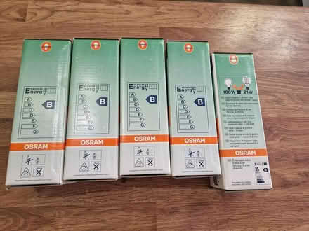 Photo of free 5 Osram Energy Saver Bulbs (Hindhead, Surrey) #1