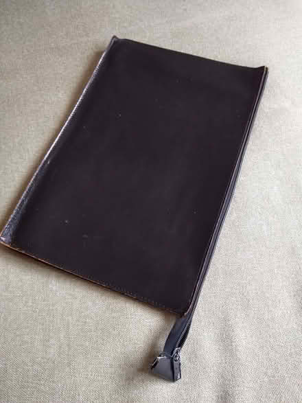 Photo of free Black leather document case (Top Amersham HP6) #1