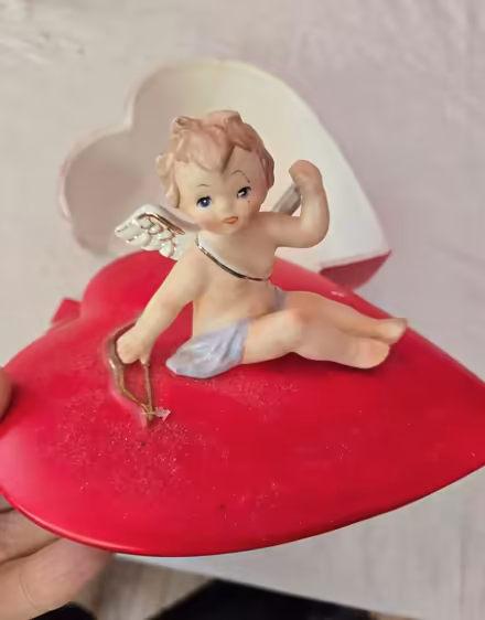 Photo of free Cherub Heart Box - broken (Warrenton) #2