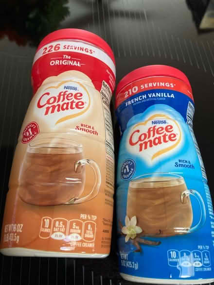 Photo of free Coffee creamer (powdered) (Sunnyvale near Ortega Park) #1
